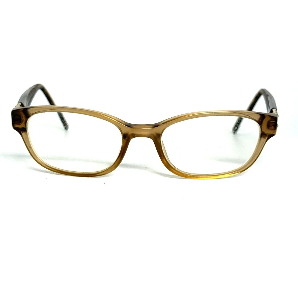 Bebe Brown‎ Tortoise Shell Eyeglasses Frames Women Rhinestone Accents 135 11/14